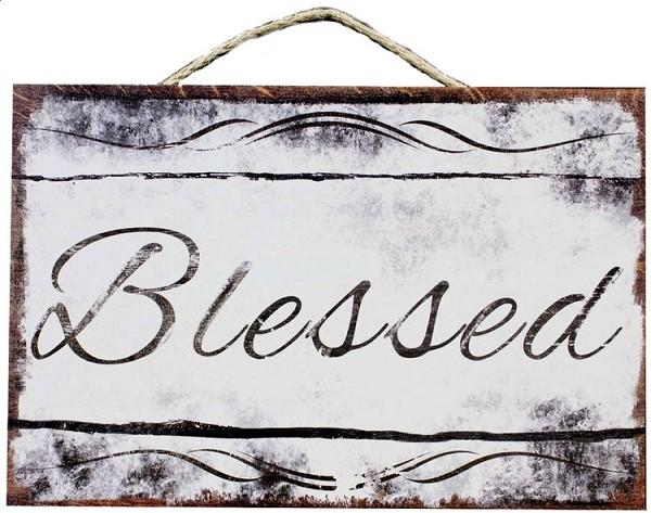 signs 4 fun Blessed Wood Sign
