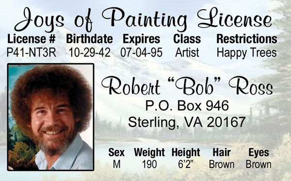signs 4 fun Bob Ross ID