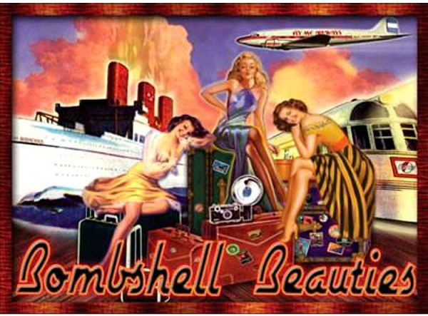signs 4 fun Bombshell Beauty Metal Sign