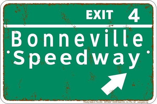 signs 4 fun Bonneville Speedway Sm. Parking Sign