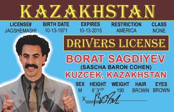 signs 4 fun Borat ID