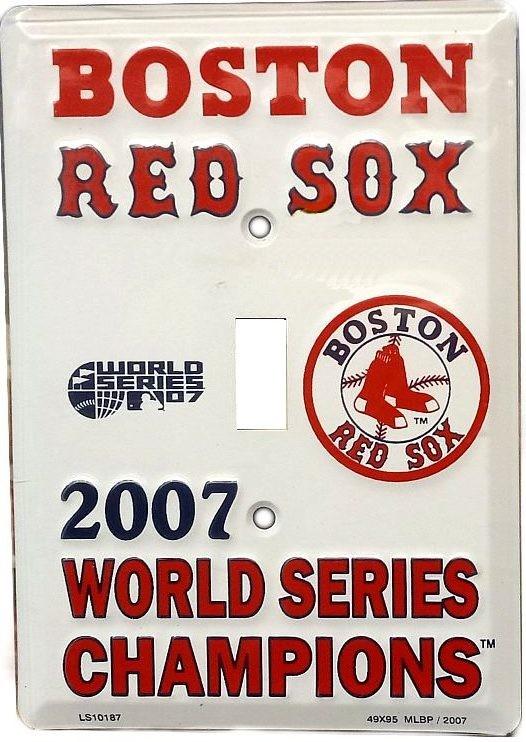 signs 4 fun Boston Red Sox 2007 Switch Plate
