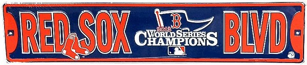 signs 4 fun Boston Red Sox 2013 Street Sign