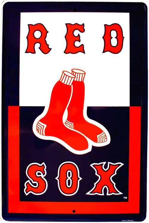 signs 4 fun Boston Red Sox Poster Lg. Parking Sign