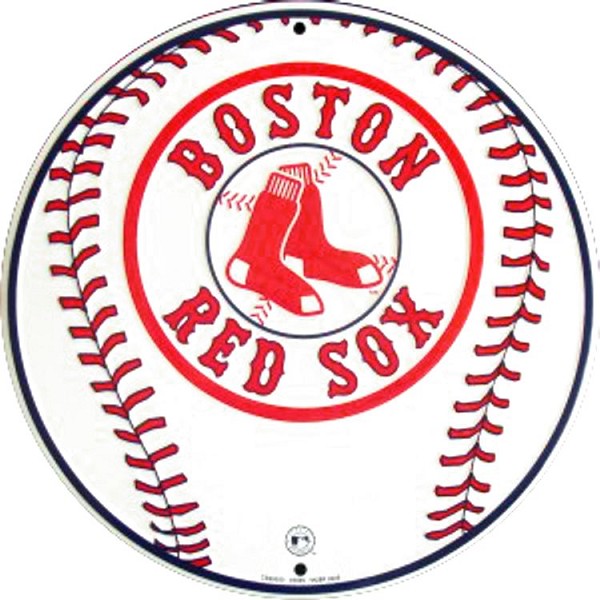 signs 4 fun Boston Red Sox Round Sign