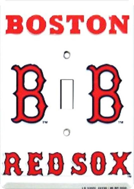 signs 4 fun Boston Red Sox Switch Plate
