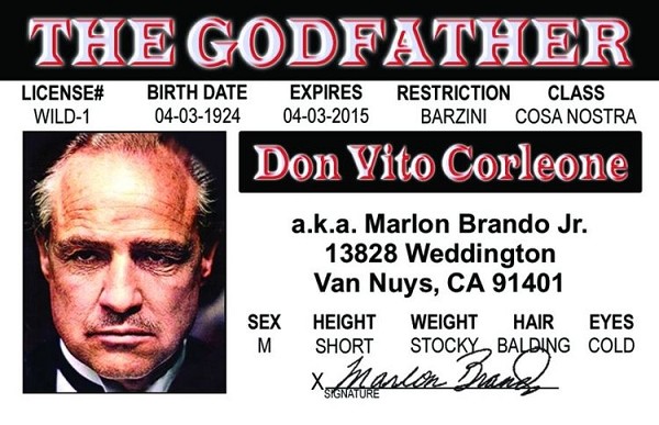 signs 4 fun Brando - Godfather ID