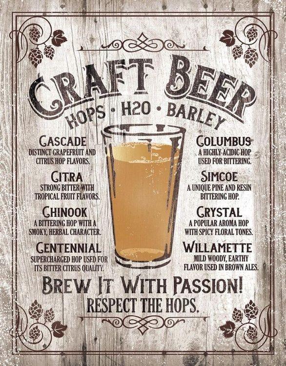 signs 4 fun Brew it - Passion Metal Tin Sign