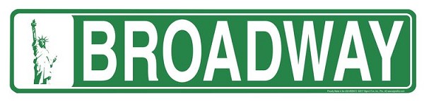 signs 4 fun Broadway Street Sign