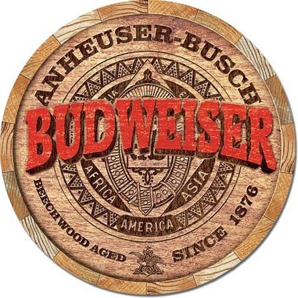 signs 4 fun Budweiser Barrel Top Round Sign