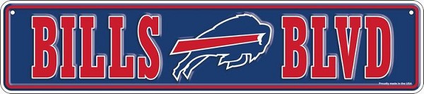 signs 4 fun Buffalo Bills Small Street Sign