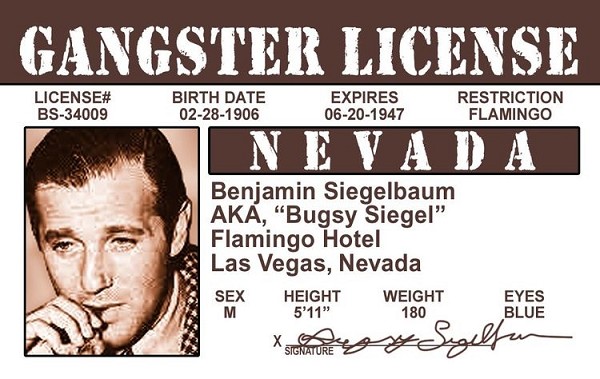 signs 4 fun Bugsy Segal ID