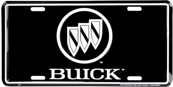 signs 4 fun Buick Black License Plate