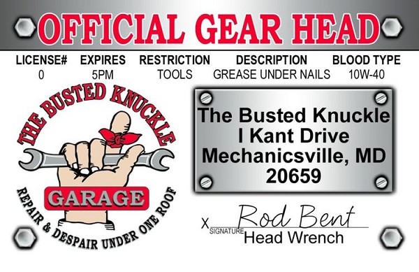 signs 4 fun Busted Knuckle Garage ID