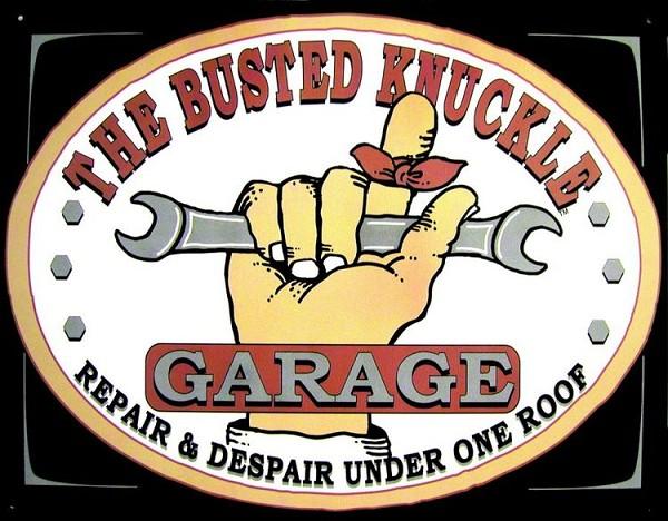 signs 4 fun Busted Knuckle Garage Metal Tin Sign