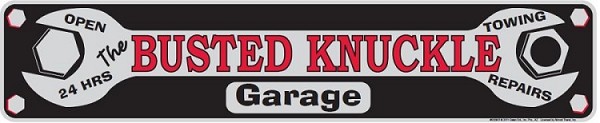 signs 4 fun Busted Knuckle Wrench Street Sign