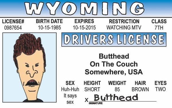 signs 4 fun Butthead ID