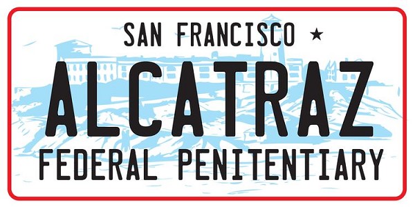 signs 4 fun CA Alcatraz Large Sticker