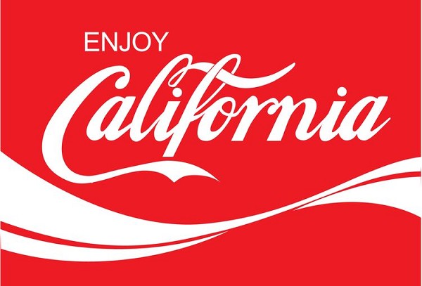 signs 4 fun CA Enjoy California Large Sticker