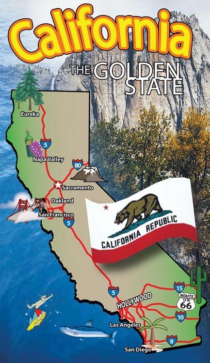 signs 4 fun CA Map Sticker