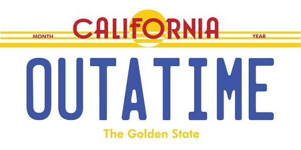 signs 4 fun CA Outatime Large Sticker