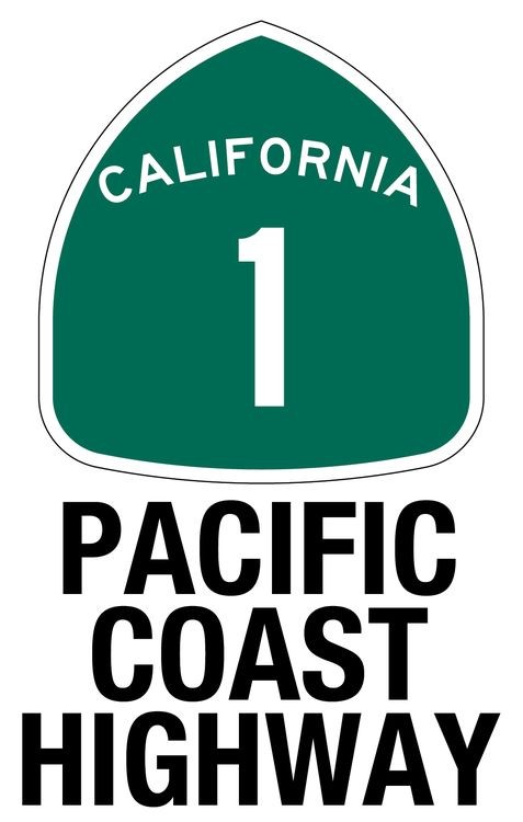 signs 4 fun CA Pacific Coast Highway Sticker