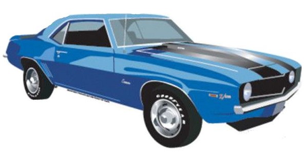 signs 4 fun Camaro 1969 Die Cut Sign