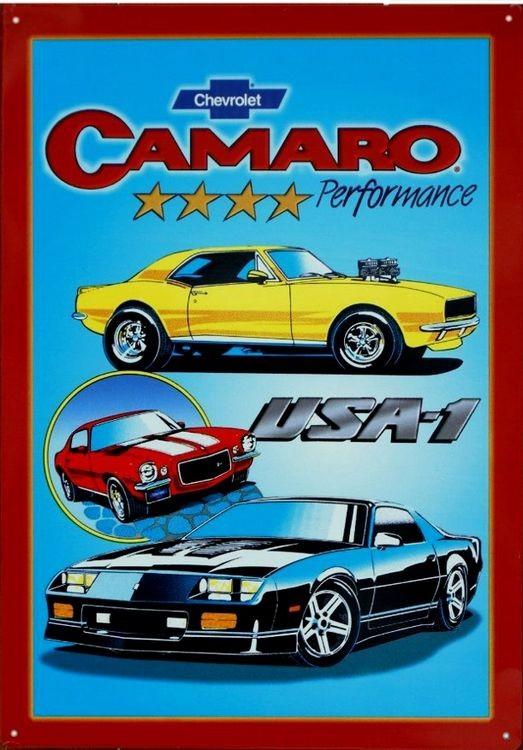 signs 4 fun Camaro Performance Metal Sign