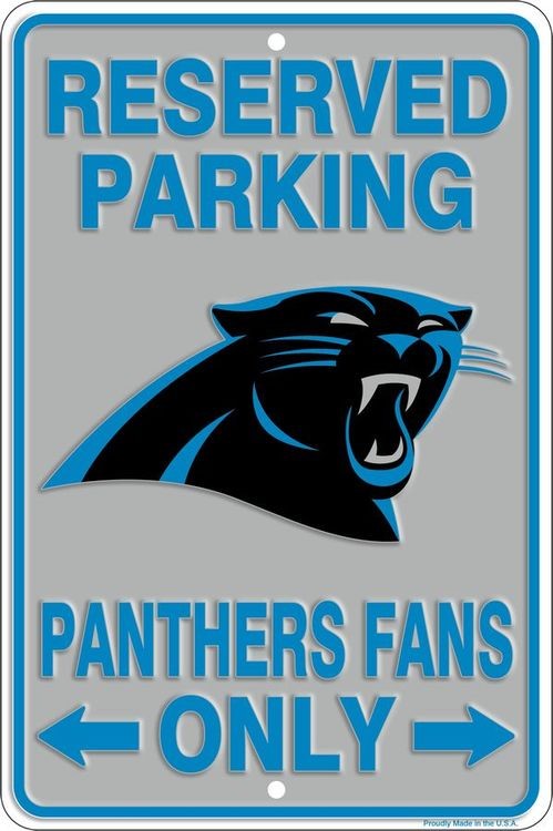 signs 4 fun Carolina Panthers Sm Parking Sign