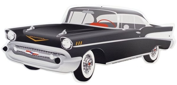 signs 4 fun Chevy 1957 Die Cut Sign
