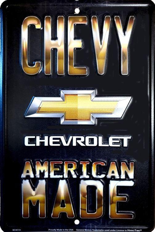 signs 4 fun Chevy American Made Small Parking Sign