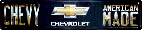 signs 4 fun Chevy American Made Street Sign