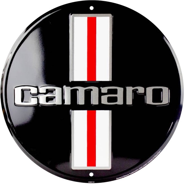 signs 4 fun Chevy Camaro 12 inch Round Sign