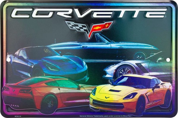 signs 4 fun Chevy Corvette II Small Parking Sign