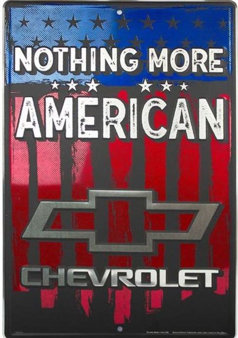 signs 4 fun Chevy Nothing More Large Parking Sign