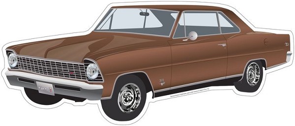 signs 4 fun Chevy Nova 1967 Die Cut Sign