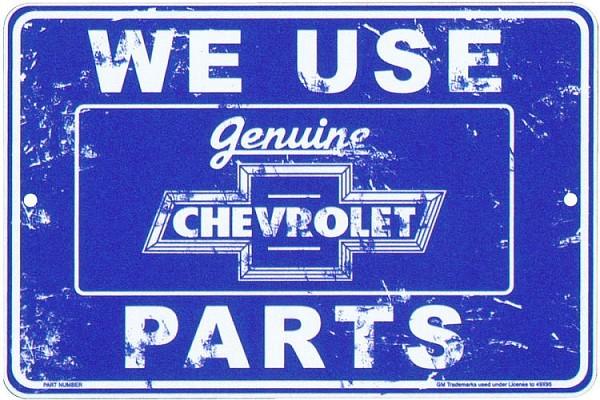 signs 4 fun Chevy Parts Sm. Parking Sign