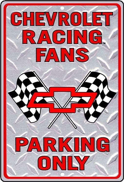 signs 4 fun Chevy Racing Sm. Parking Sign