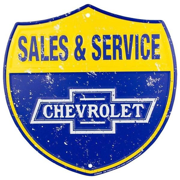 signs 4 fun Chevy Service Shield