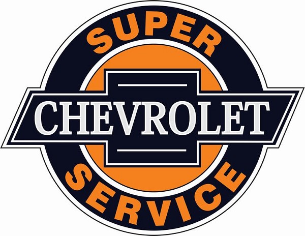 signs 4 fun Chevy Super Service Round Sign