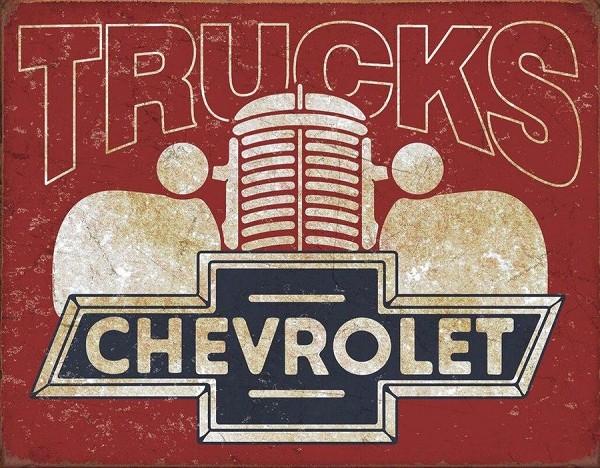 signs 4 fun Chevy Trucks 40s Metal Tin Sign