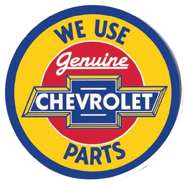 signs 4 fun Chevy We Use Parts Round Sign