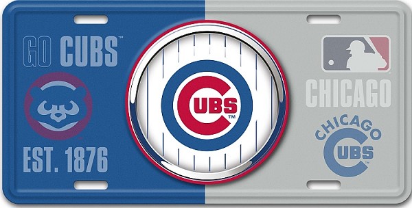 signs 4 fun Chicago Cubs License Plate