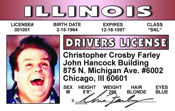 signs 4 fun Chris Farley ID