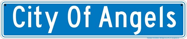 signs 4 fun City of Angels Street Sign