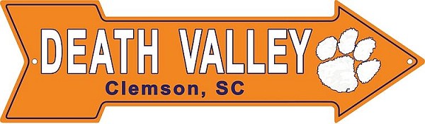 signs 4 fun Clemson - Death Valley Arrow Sign