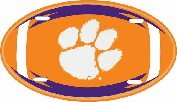 signs 4 fun Clemson Oval License Plate