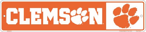 signs 4 fun Clemson Small Street Sign