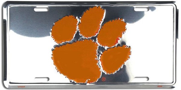 signs 4 fun Clemson Tiger Print License Plate