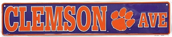 signs 4 fun Clemson Tigers Ave Street Sign